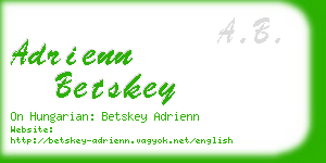 adrienn betskey business card